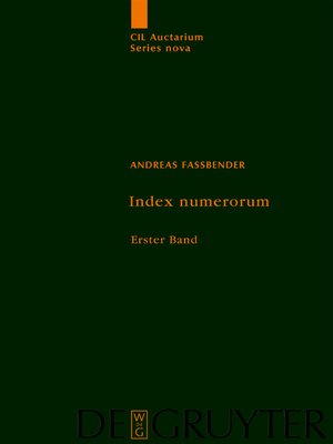 cover image of Index numerorum